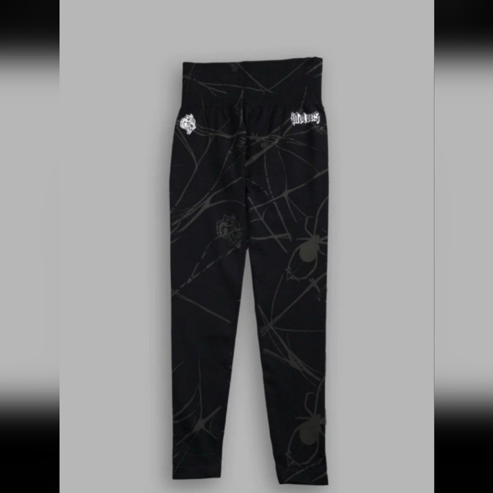 Darc Sport Black Web Leggings Nwt